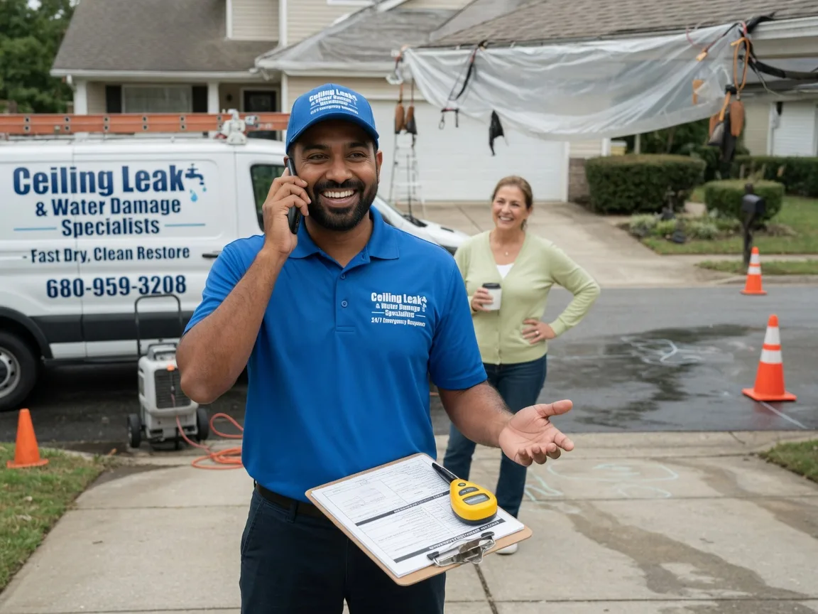 Ceiling Leak Cleanup Scottville, MI FAQs